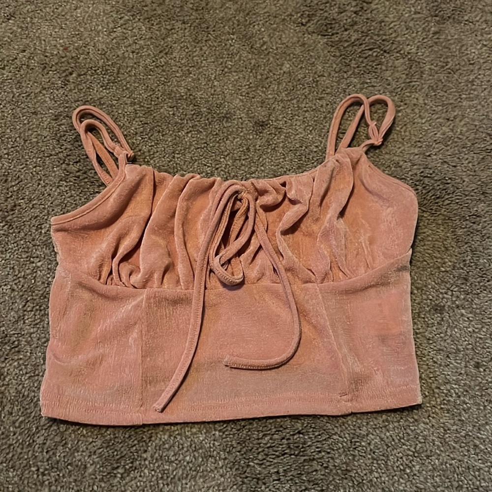 Pink Shimmer Tank Top